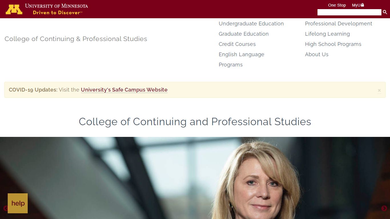 College of Continuing and Professional Studies | U of M - CCAPS