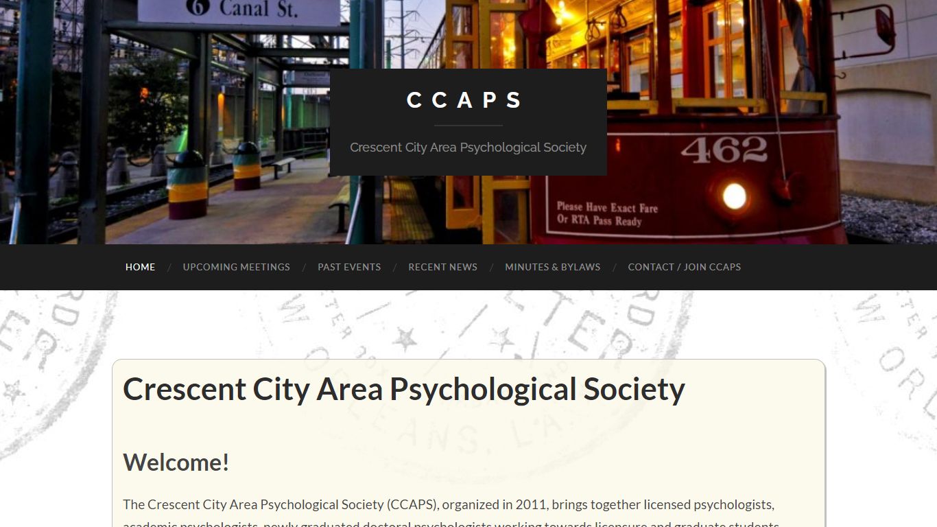 CCAPS – Crescent City Area Psychological Society